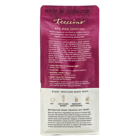 Teeccino: HAZELNUT CHICORY HERBAL COFFEE