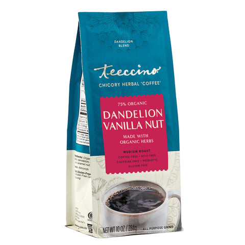 Teeccino: DANDELION VANILLA NUT HERBAL COFFEE